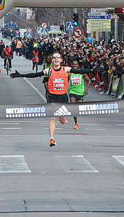 Carles Castillejo en la Media Maratón de Granollers