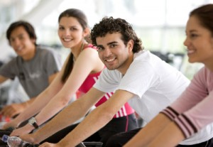 Entrenamiento en biciclieta estática