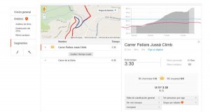 Strava - Segmentos en una Actividad