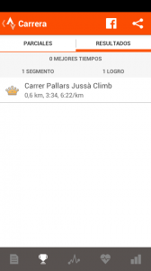 StravaApp - Segmento actividad