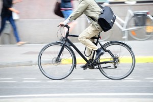 trabajar en bici